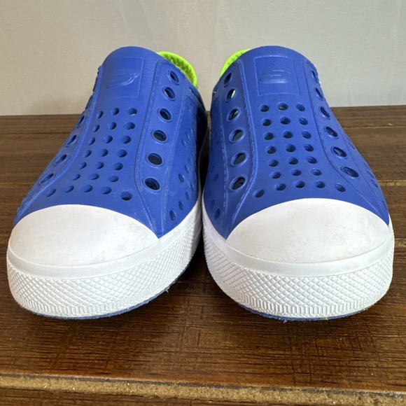 Skechers‎ Foamies Guzman Steps Aqua Surge 91995L Boys Size 12 Slip On Blue - Picture 3 of 9